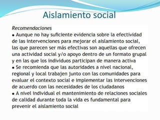 Aislamiento social
 