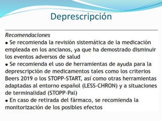 Deprescripción
 