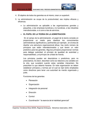 Proceso Administrativo