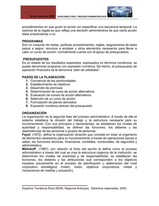 Proceso Administrativo