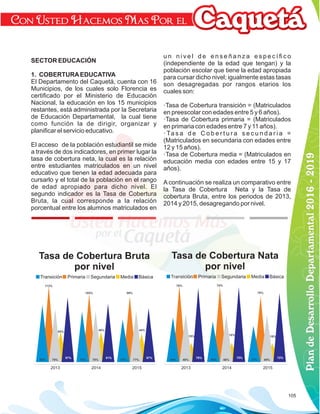 PLAN DE DESARROLLO "CON USTED HACEMOS MAS POR EL CAQUETÁ 2016-2019"