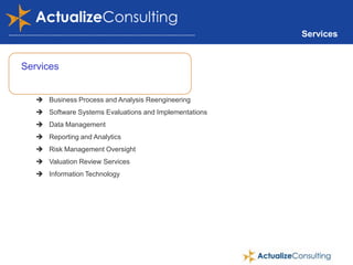 Deliver complex treasury, finance and accounting project solutions