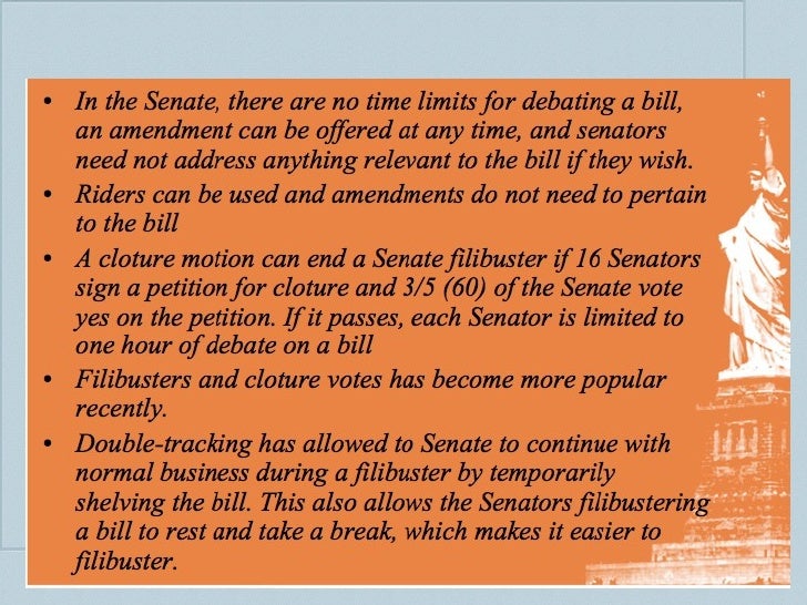 Actually Getting A Bill Passed