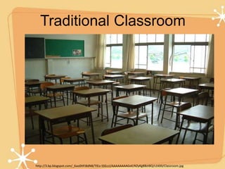 Traditional Classroomhttp://3.bp.blogspot.com/_6ao0HFi8dN8/TIEo-SSEccI/AAAAAAAAGoE/KZyKgBBzt8Q/s1600/Classroom.jpg
