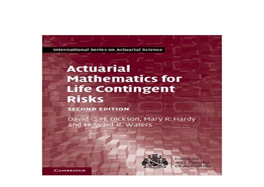 Epub Actuarial Mathematics For Life Contingent Risks International Epub Actuarial Mathematics For Life Contingent Risks International