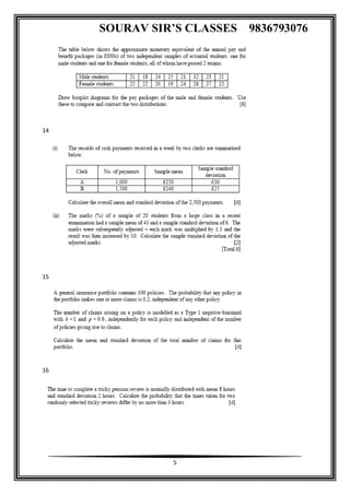SOURAV SIR’S CLASSES 9836793076
5
14
15
16