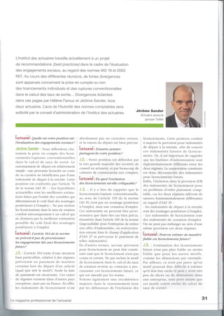 Actuariel : L'evaluation des engagements sociaux