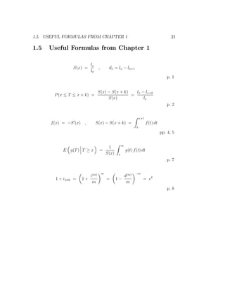 [Actuary] actuarial mathematics and life table statistics | PDF