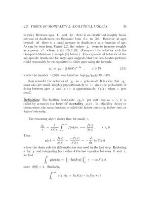 [Actuary] actuarial mathematics and life table statistics | PDF