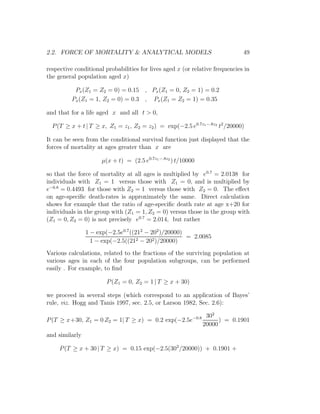 [Actuary] actuarial mathematics and life table statistics | PDF