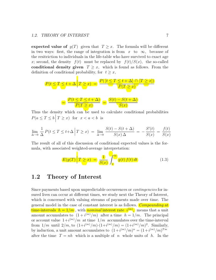 actuarial mathematics