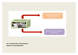 OM-4 FUENTES DEL CONOCIMIENTO
MODELO DE ORGANIZACIÓN
 