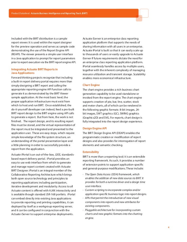 birt business intelligence