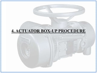 4. ACTUATOR BOX-UP PROCEDURE
 