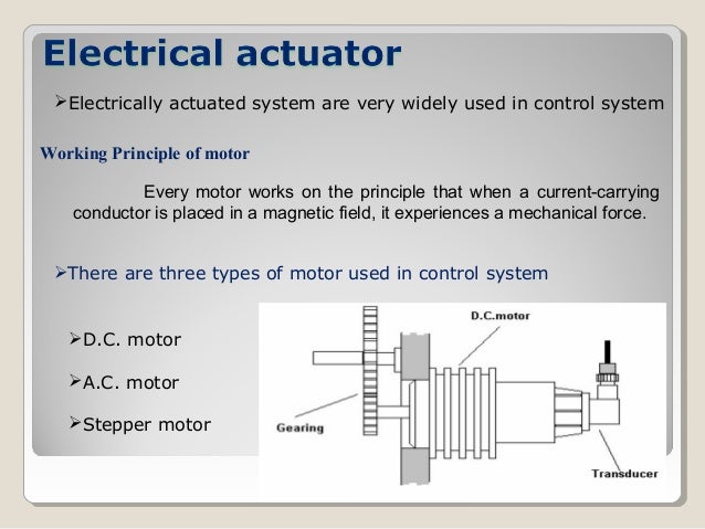 actuators ppt how an actuator works
