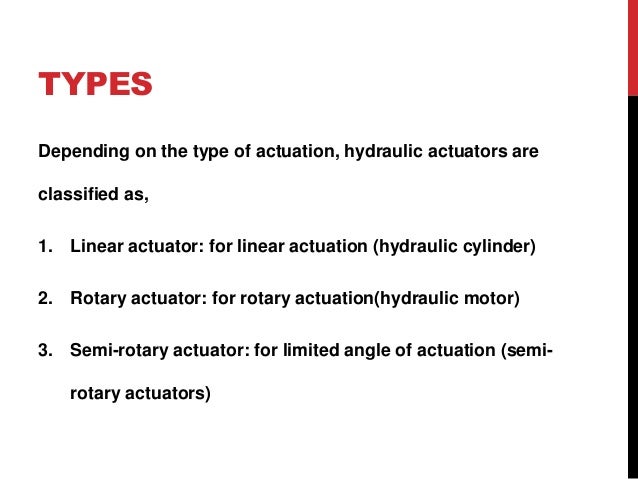 actuators in hydraulic system hydraulic actuator how it works