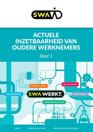 ACTUELE
INZETBAARHEID VAN
OUDERE WERKNEMERS
Deel 1
swa.nl facebook.com/swa linkedin.com/company/swa
 