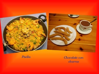 Paella Chocolate con churros 