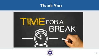 Thank You
Take a Break
15
 