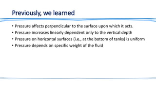 Fluid Mechanics Course - Civil Engineering -Lec 04 | PDF