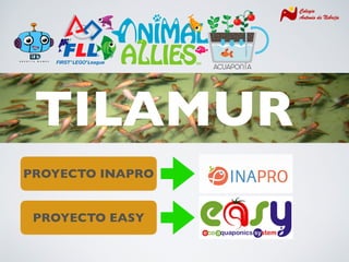ACUAPONÍA
TILAMUR
PROYECTO INAPRO
PROYECTO EASY
 
