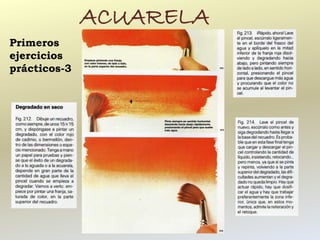 ACUARELA
Primeros
ejercicios
prácticos-3
 