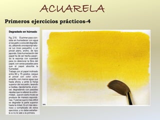 ACUARELA
Primeros ejercicios prácticos-4
 