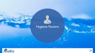 Hygiene Factors
29
 