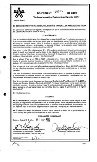Acuerdo 15 de_2009_reglamento_aprendiz