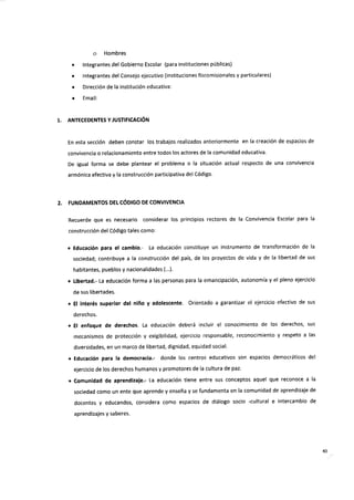Acuerdo 332 13-ok código de convivencia