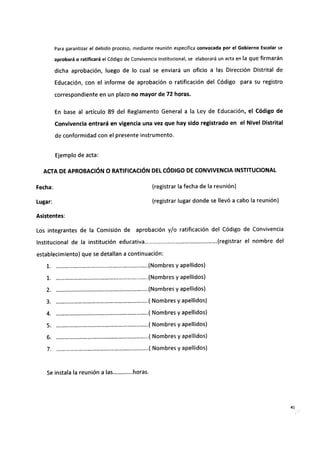 Acuerdo 332 13-ok código de convivencia