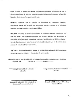 Acuerdo 332 13-ok código de convivencia