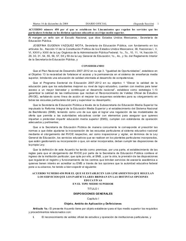 Acuerdo 450 lineamientos_serviciosparticulares_educacion