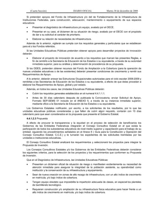acuerdo 478, reglas de operación del programa de infraestructura