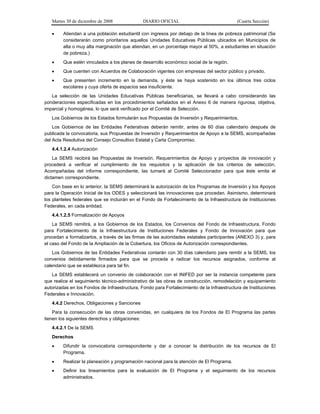 acuerdo 478, reglas de operación del programa de infraestructura