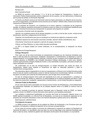 acuerdo 478, reglas de operación del programa de infraestructura