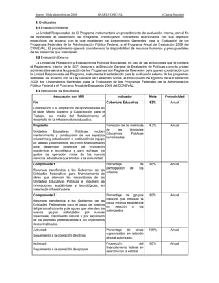 acuerdo 478, reglas de operación del programa de infraestructura