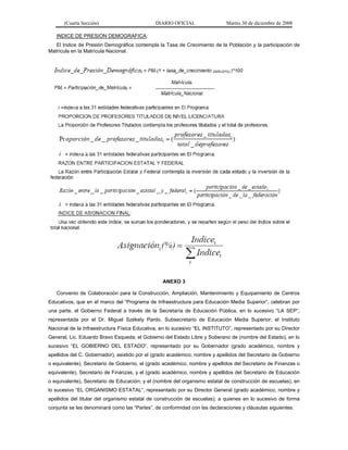 acuerdo 478, reglas de operación del programa de infraestructura