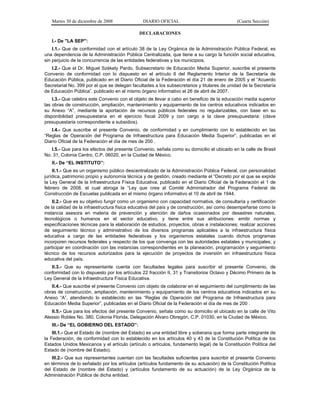 acuerdo 478, reglas de operación del programa de infraestructura