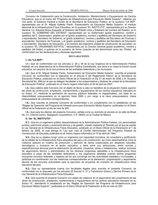 acuerdo 478, reglas de operación del programa de infraestructura