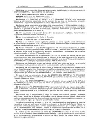 acuerdo 478, reglas de operación del programa de infraestructura