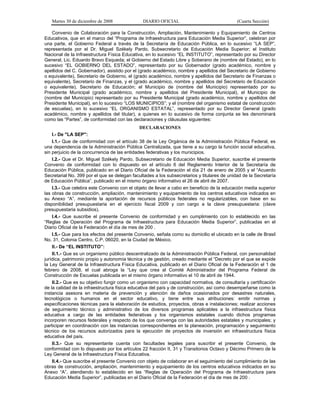 acuerdo 478, reglas de operación del programa de infraestructura