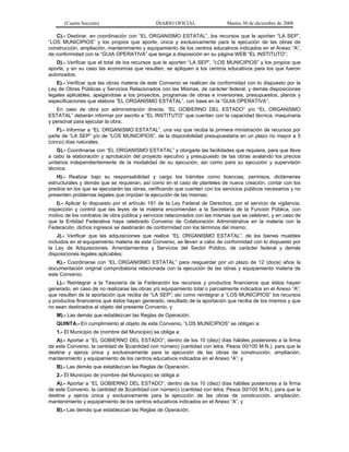 acuerdo 478, reglas de operación del programa de infraestructura