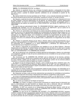 acuerdo 478, reglas de operación del programa de infraestructura