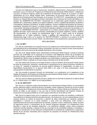acuerdo 478, reglas de operación del programa de infraestructura