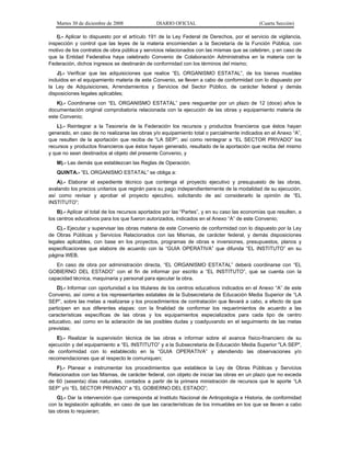 acuerdo 478, reglas de operación del programa de infraestructura