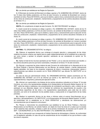 acuerdo 478, reglas de operación del programa de infraestructura