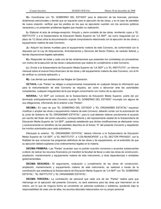 acuerdo 478, reglas de operación del programa de infraestructura