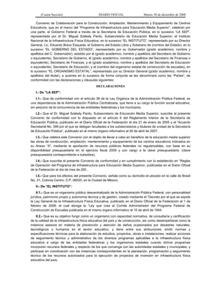 acuerdo 478, reglas de operación del programa de infraestructura