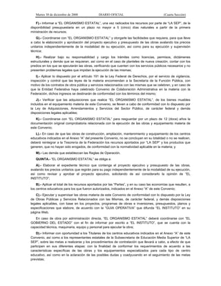 acuerdo 478, reglas de operación del programa de infraestructura
